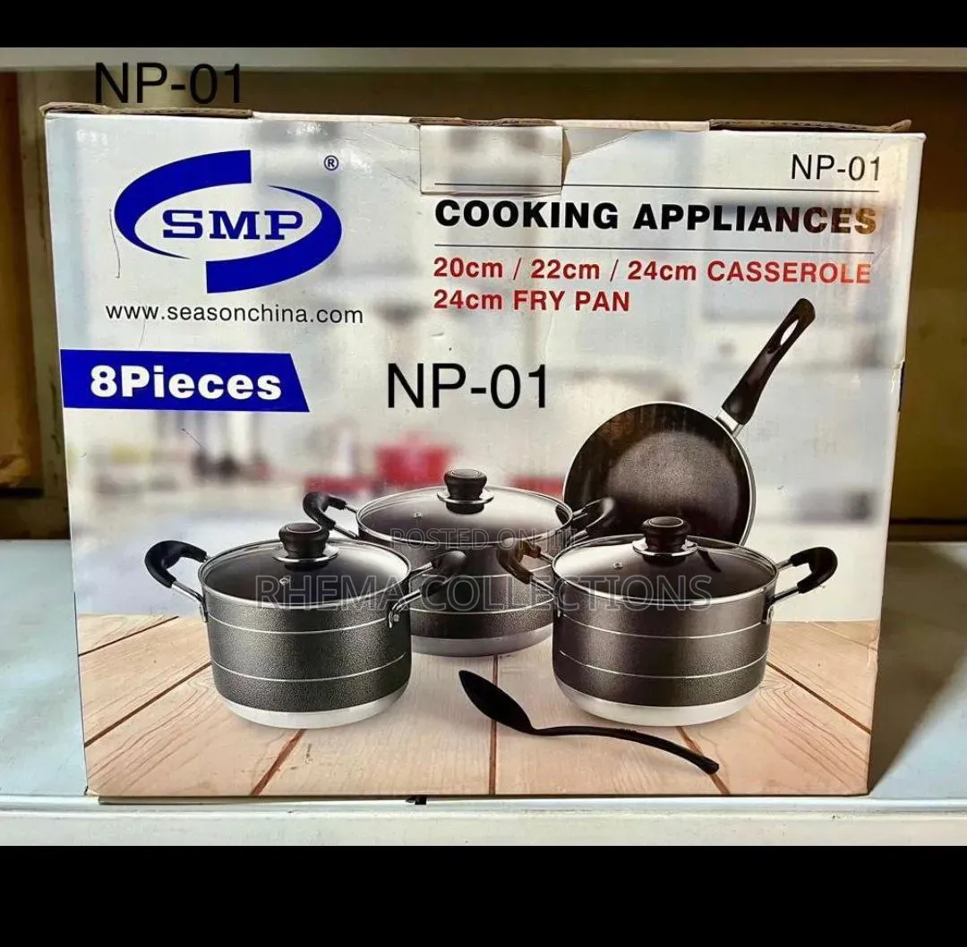 8PCS SMP Cookware Pot Set (NP-01)