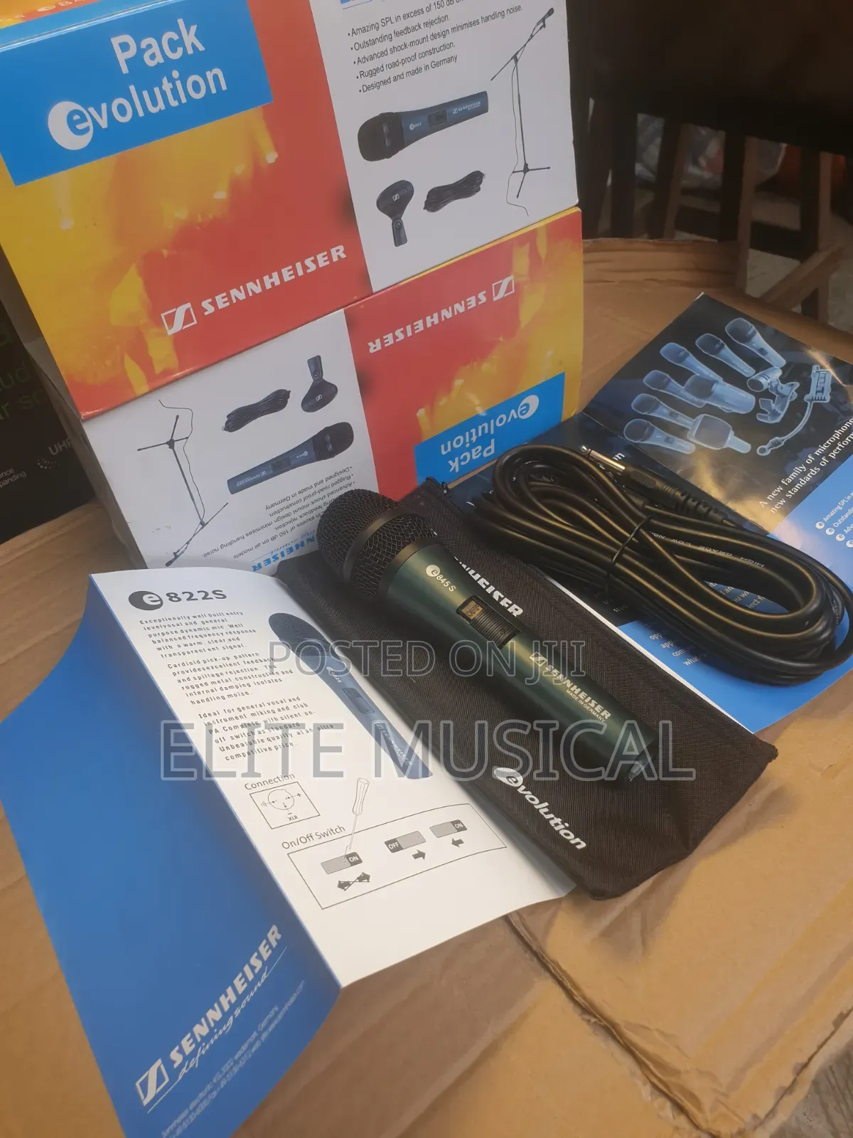Professional Sennheiser E 845-S Wired Microphone