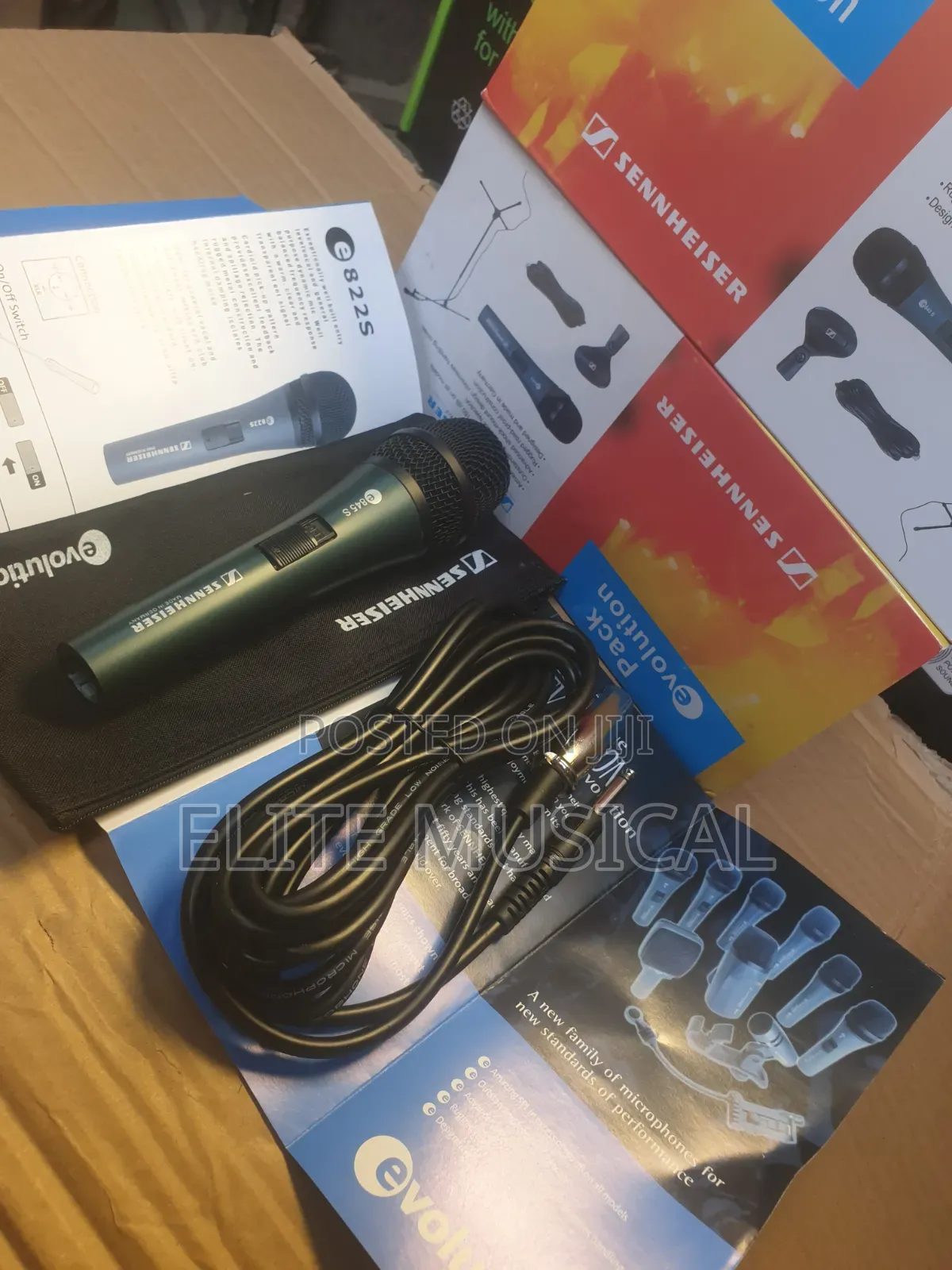 Professional Sennheiser E 845-S Wired Microphone