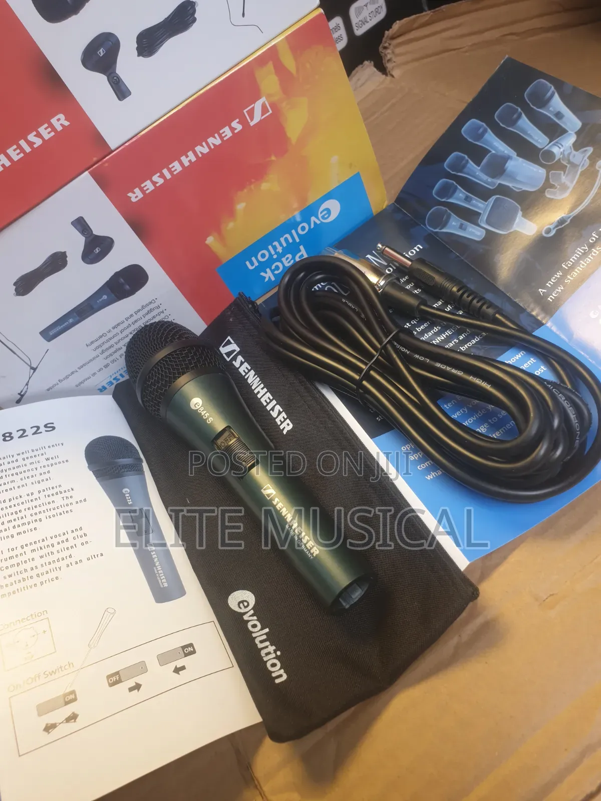 Professional Sennheiser E 845-S Wired Microphone