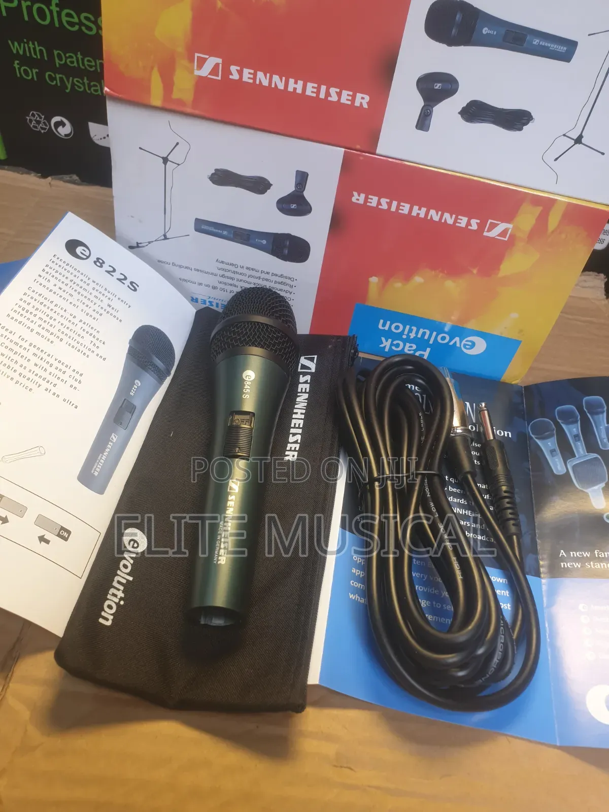 Professional Sennheiser E 845-S Wired Microphone
