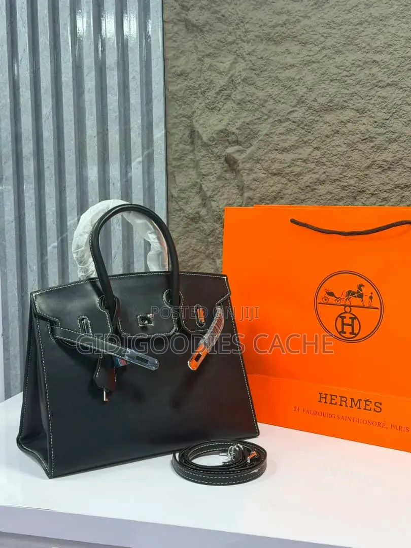 Women's Luxury Structured Leather Top-Handle Handbag Collection