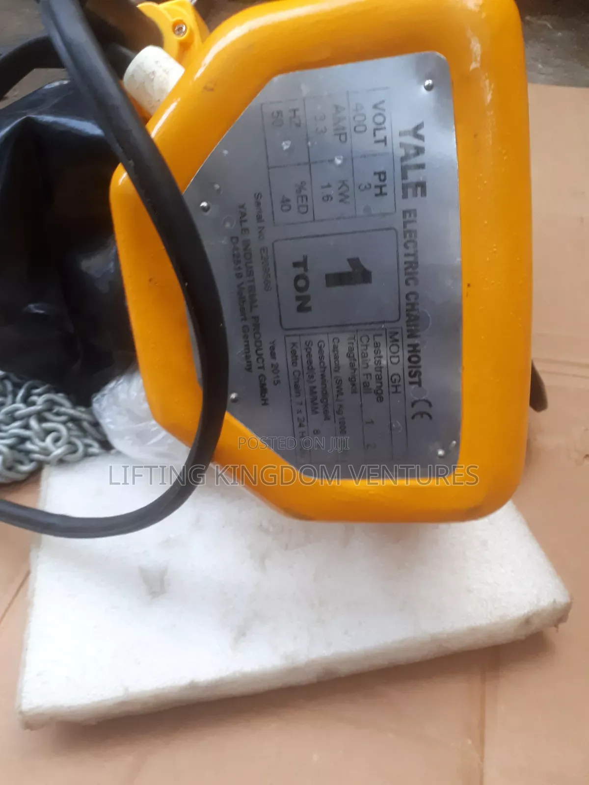 1ton YALE Electric HOIST