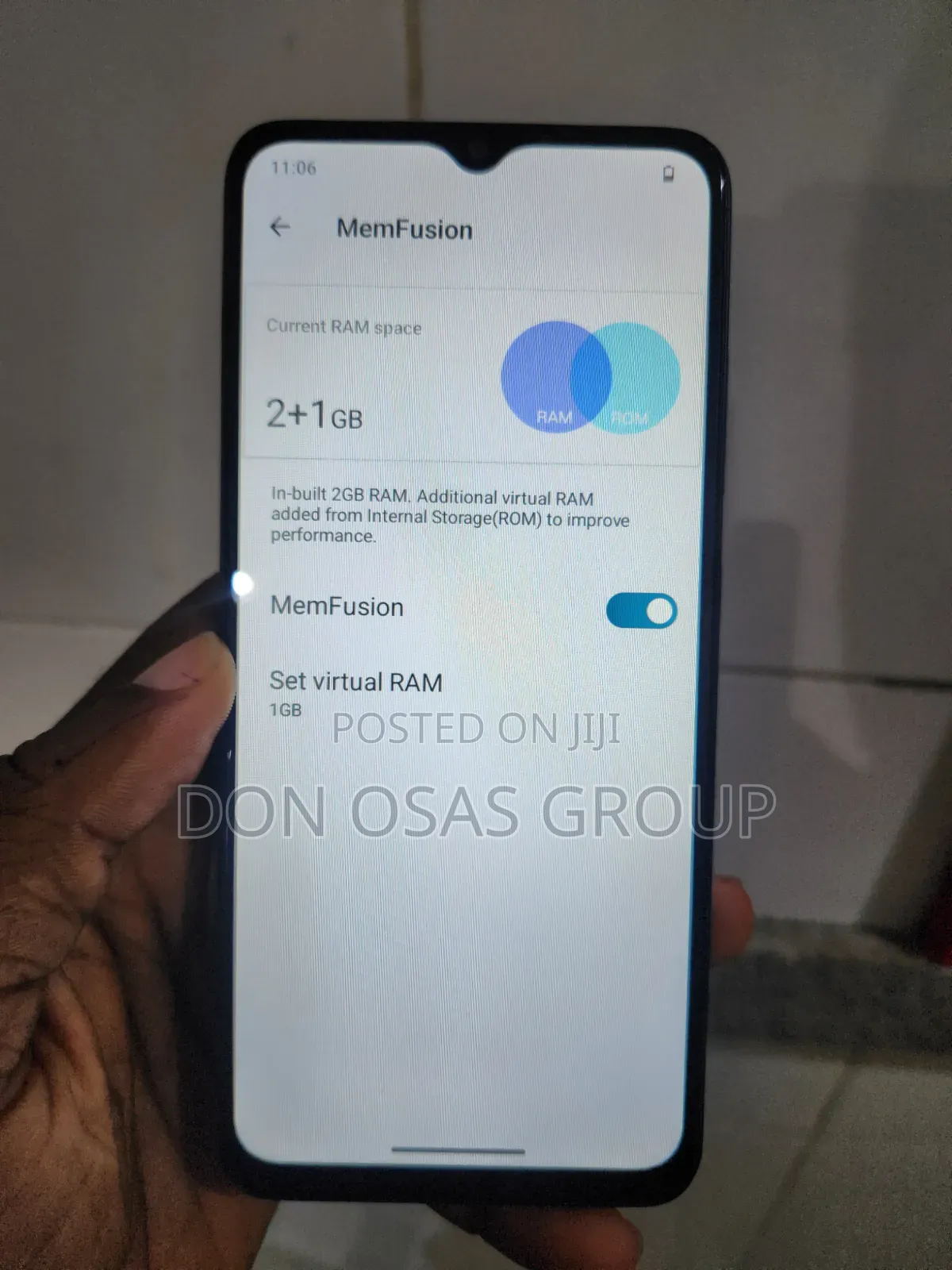 Itel A06 32 GB Black