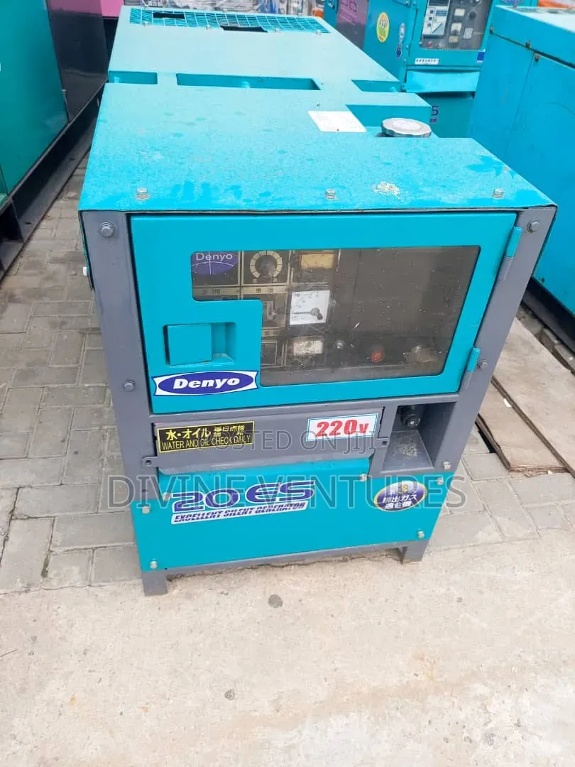 20kva Denyo Japan Fairly Used Soundproof Generator