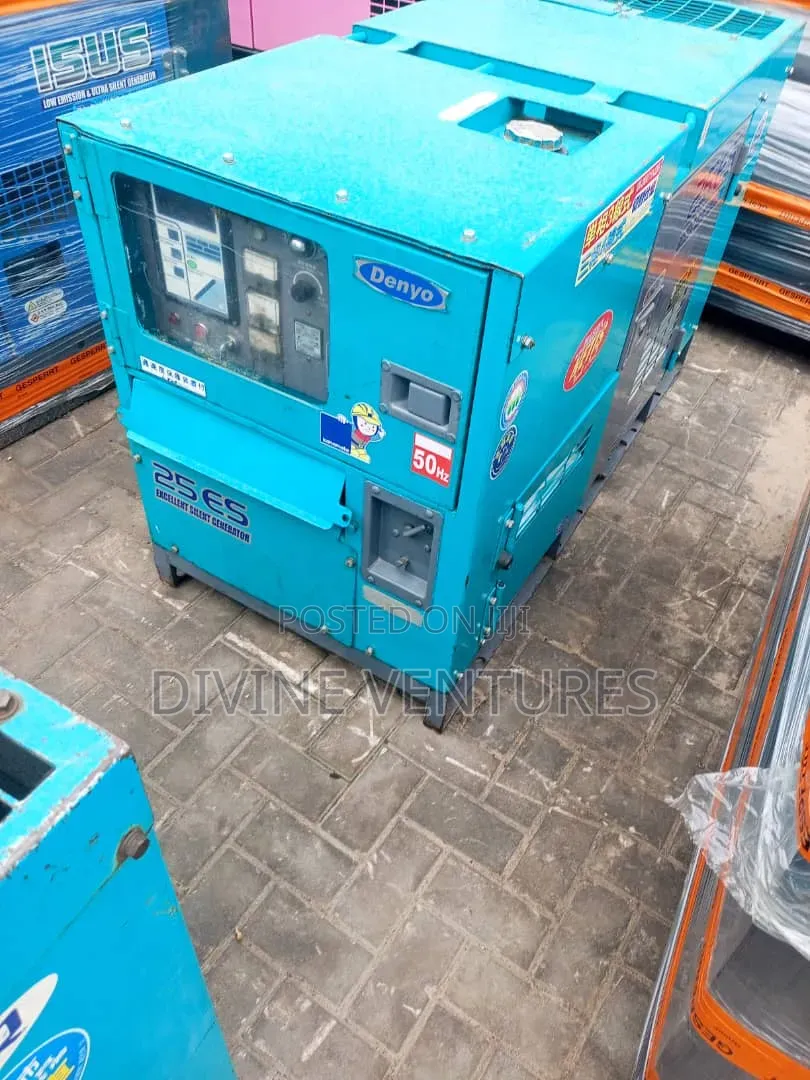 20kva Denyo Japan Fairly Used Soundproof Generator
