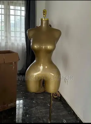 Gold Female Mannequin Display Torso