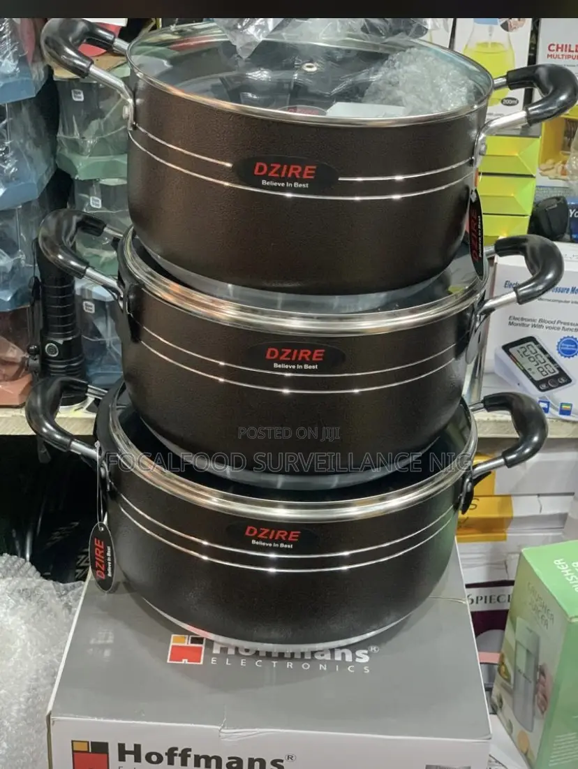 Hoffmans 3Pcs Non-Stick Pot