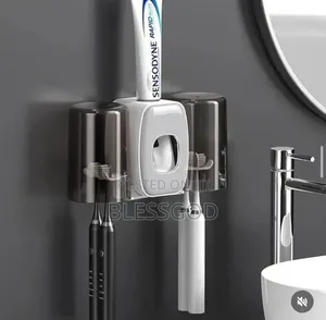 Toothbrush Holder and Paste Dispenser