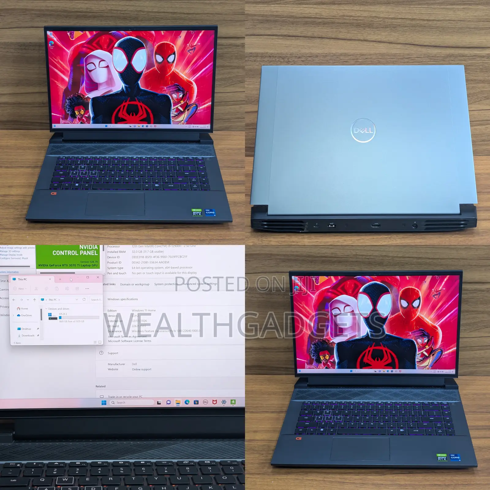 Laptop Dell G16 7620 32GB Intel Core i9 SSD 1T