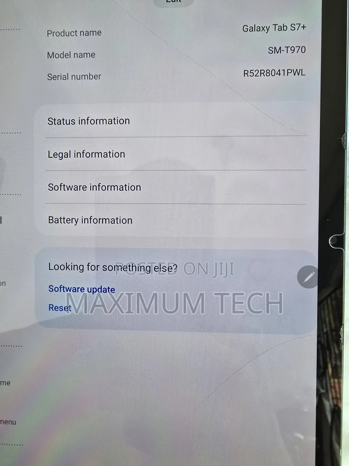 Samsung Galaxy Tab S7+ 256 GB Blue