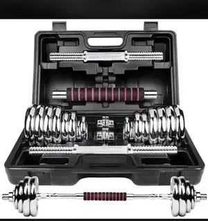 50kg Adjustable Chrome Dumbbell Box