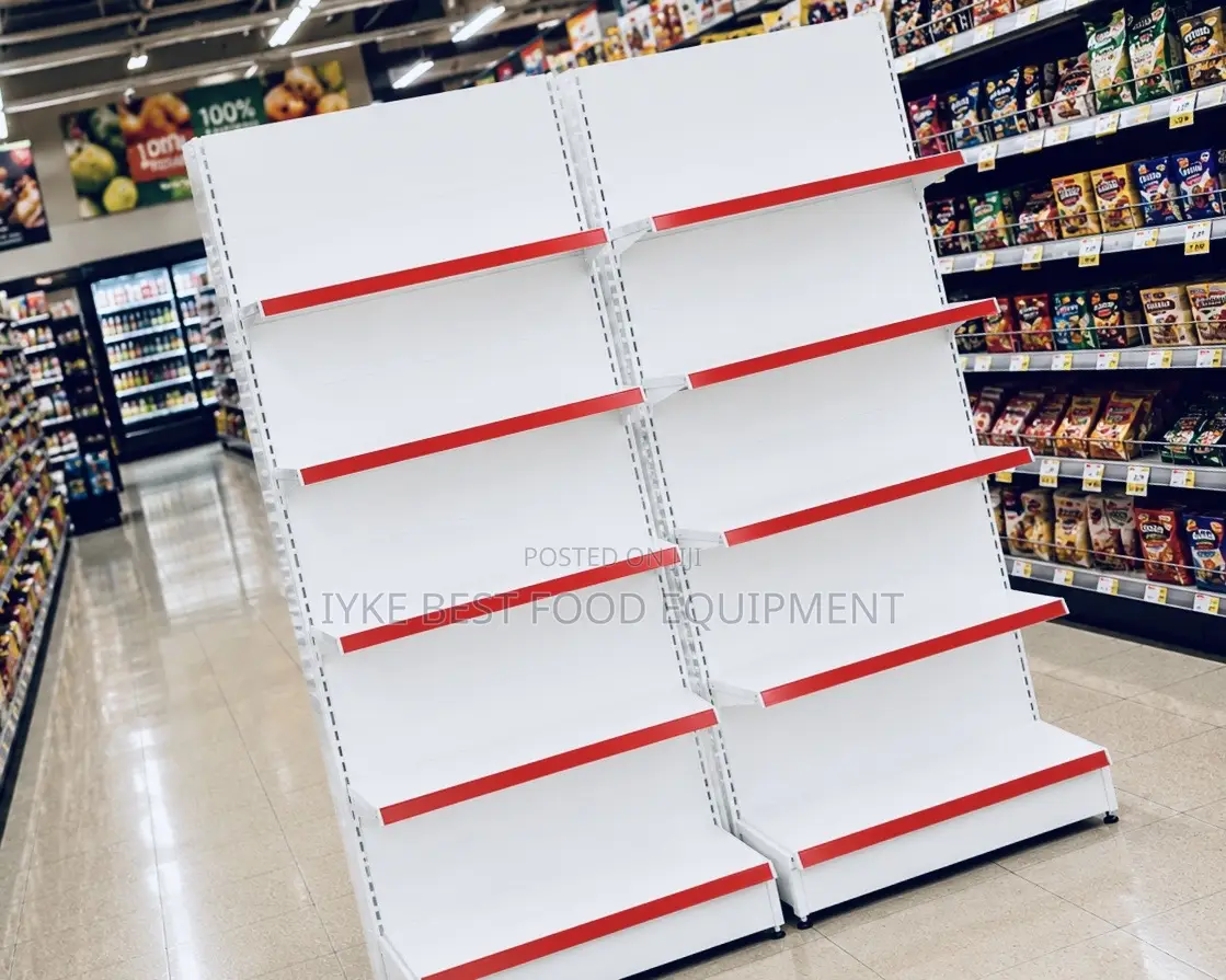 Single Sided Supermarket Shelf