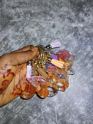 Luxury Epoxy Resin Key Holders and Earrings