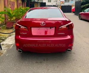 Lexus IS 2008 Burgundy
