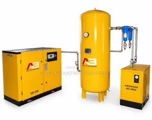 Complete 30HP Air Screw Compressor With Tank 1000L and Air Dryer