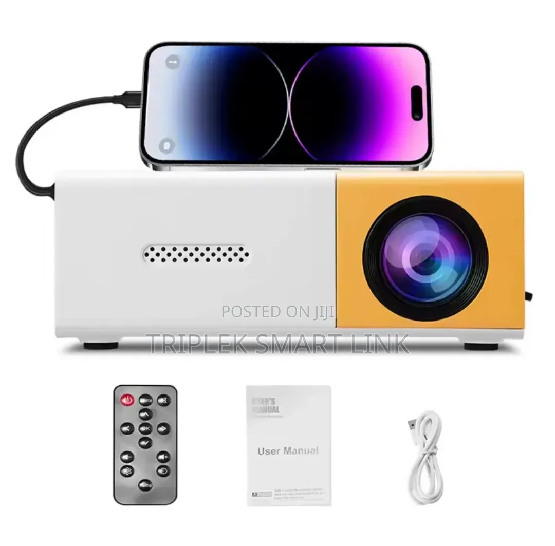 TY300 Power Bank Powered Projector Android, WiFi 6, Bluetooth