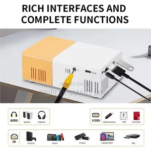 TY300 Power Bank Powered Projector Android, WiFi 6, Bluetooth