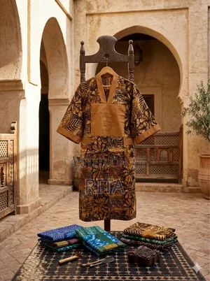 Kampala Adire Gown