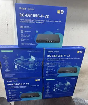 Ruijie RG-EG105G-P-V3 5ports Gigabit Smart Cloud Router and Switch.
