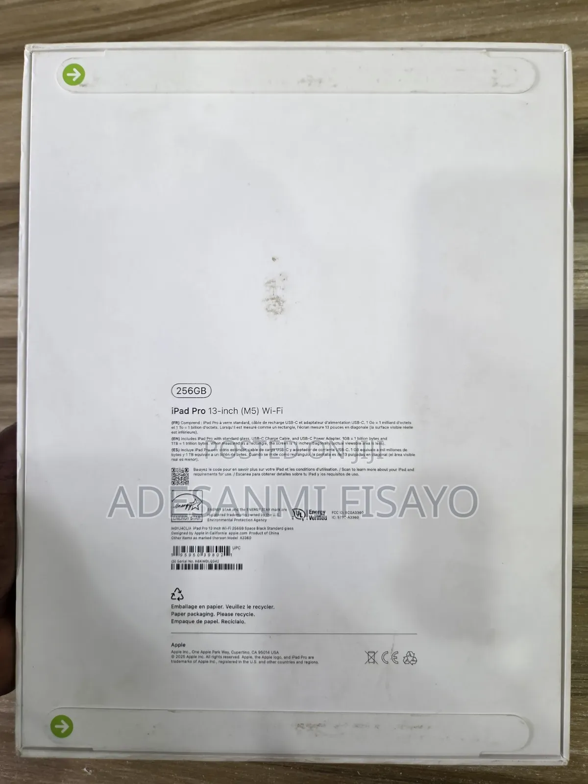 New Apple iPad Pro 13 (2025) 256 GB Black