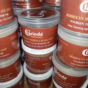 Moringa Moroccan Black Soap