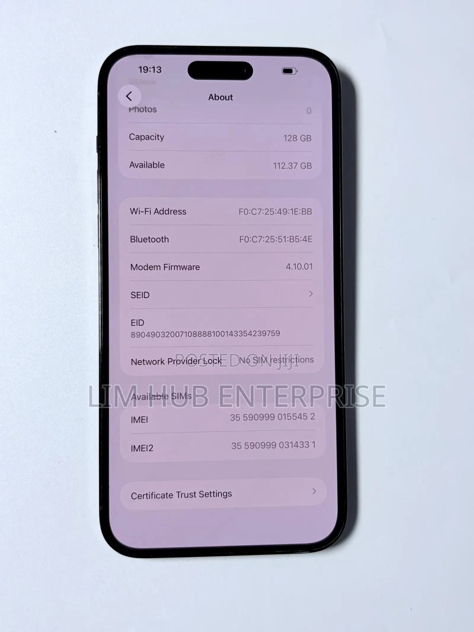Apple iPhone 14 Pro Max 128 GB Black