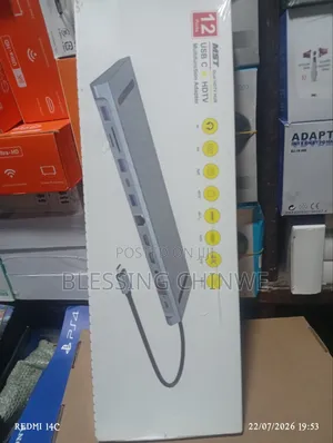 12 in 1 Type C Hub Docking Station