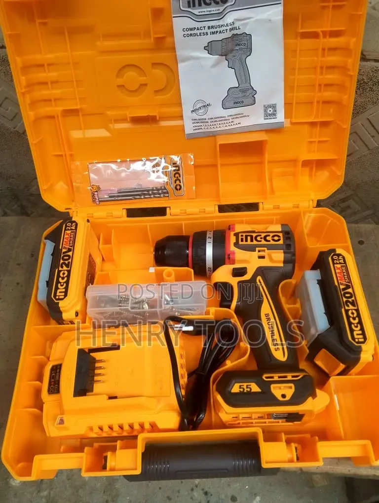 Ingco Brushless Cordless Drilling Machine