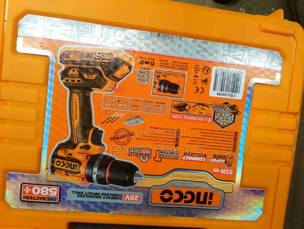 Ingco Brushless Cordless Drilling Machine