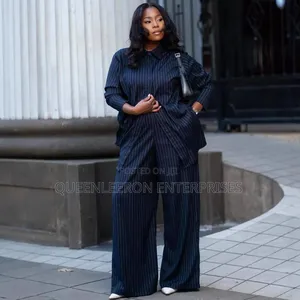 stylish Stripped Ladies Two Piece