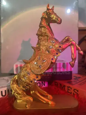 Golden Decorative Horse