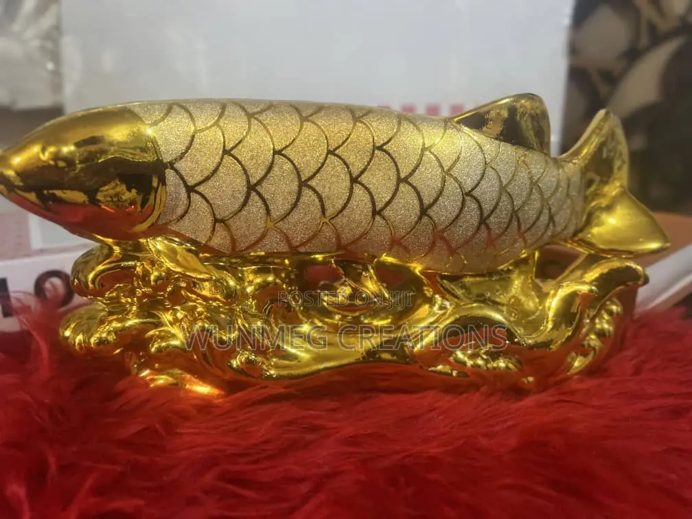 Golden Fish Sculpture
