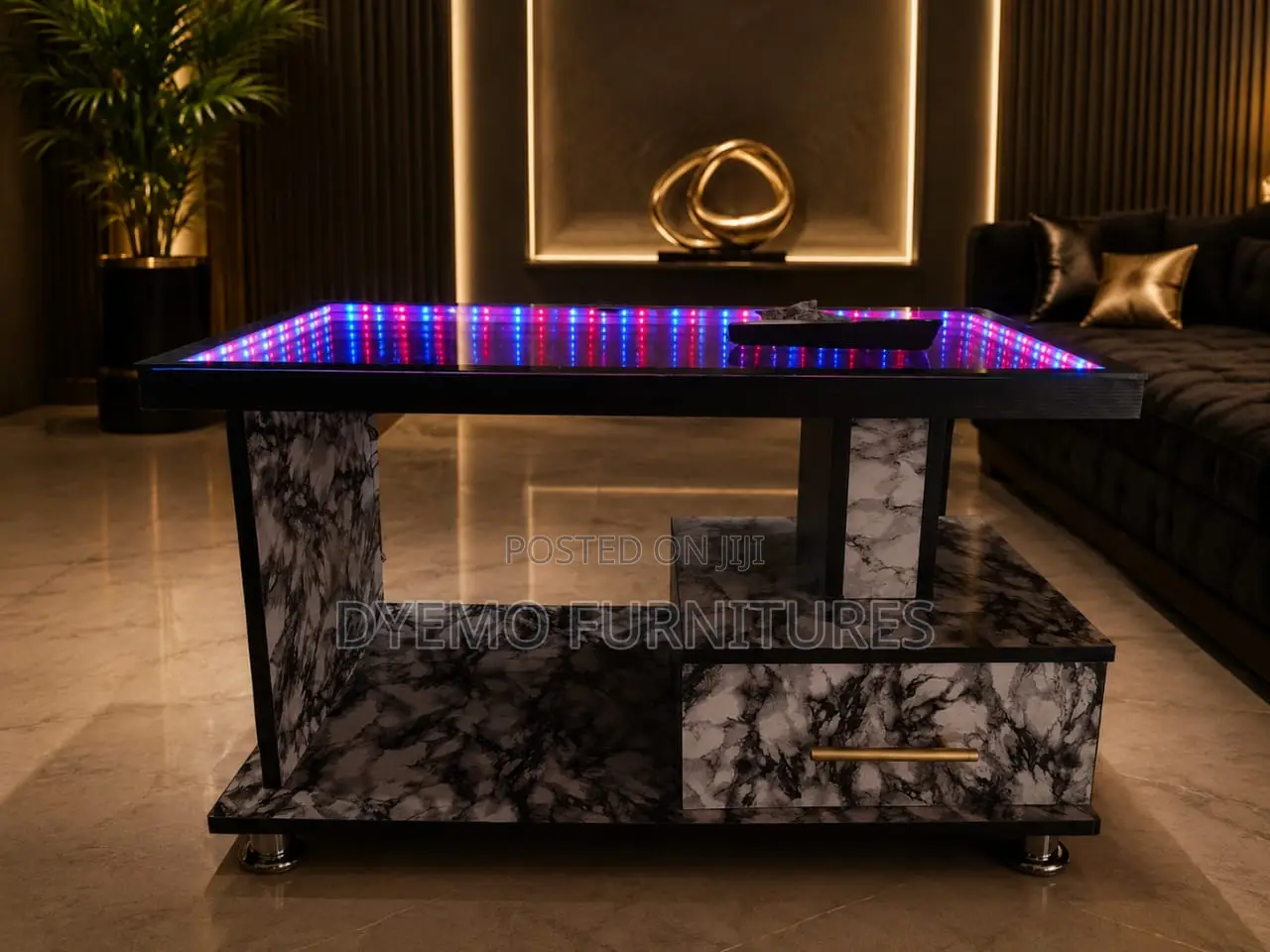Nexus Infinity Mirror Console Table/ Centre Table