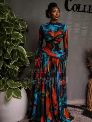 Mesh Gown Luxury
