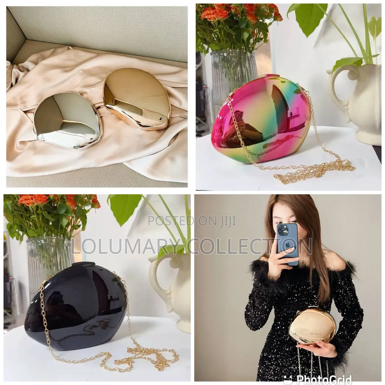Mirror Clutch Purse