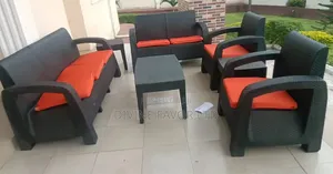 7 Seater Plastic Outdoor Set