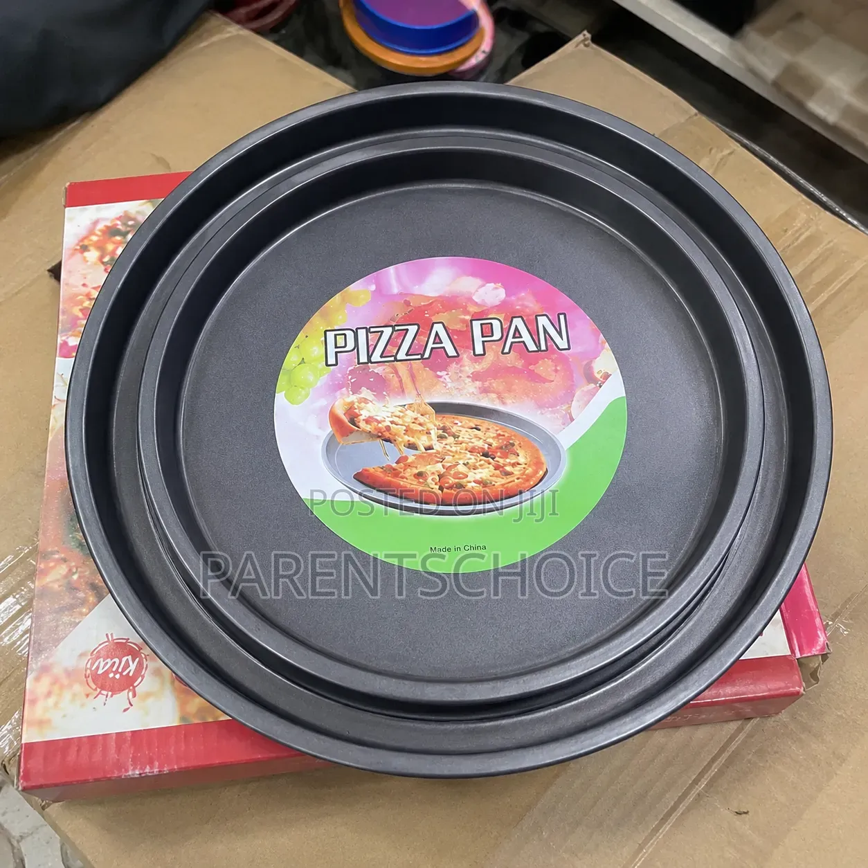 Non-Stick Pizza Pan 3pcs-Small/Medium/ Big Set