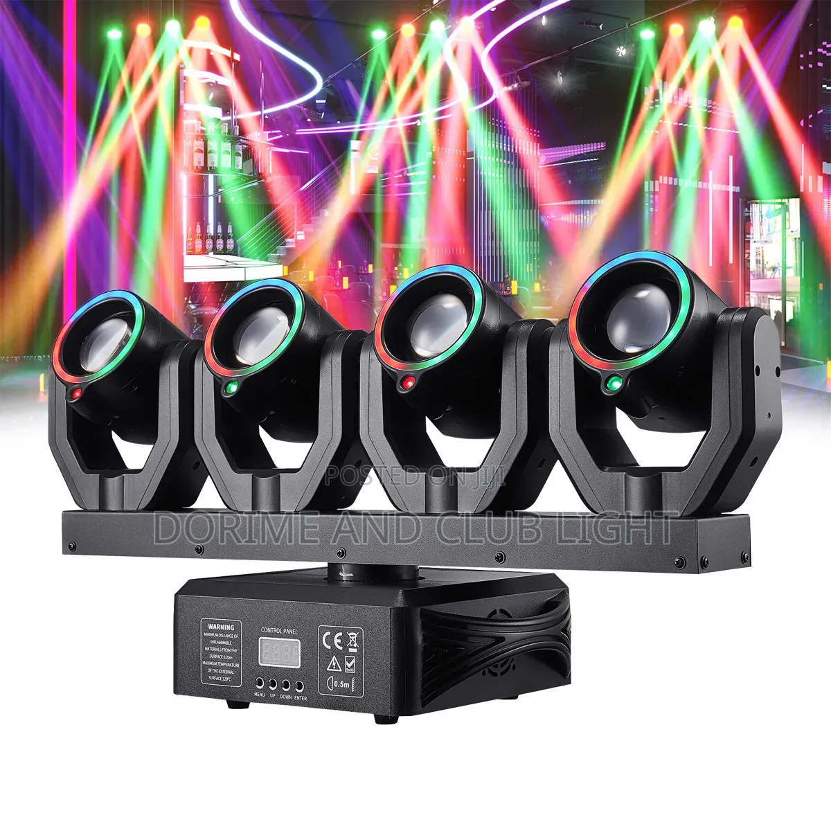 4-Head LED Beam Laser Stage Effect Light