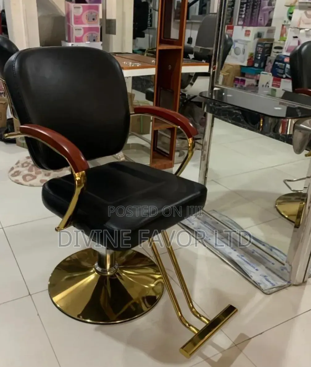 Unisex Salon Chair With Footrest