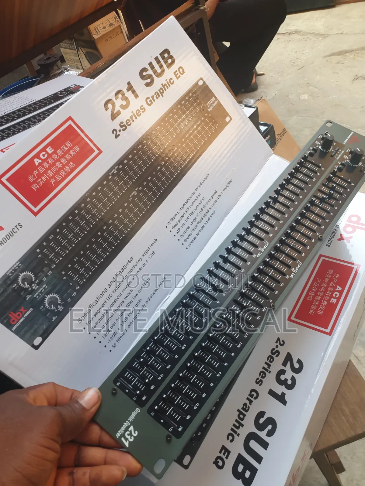 Professional DBX 231 SUB Double Equalizer
