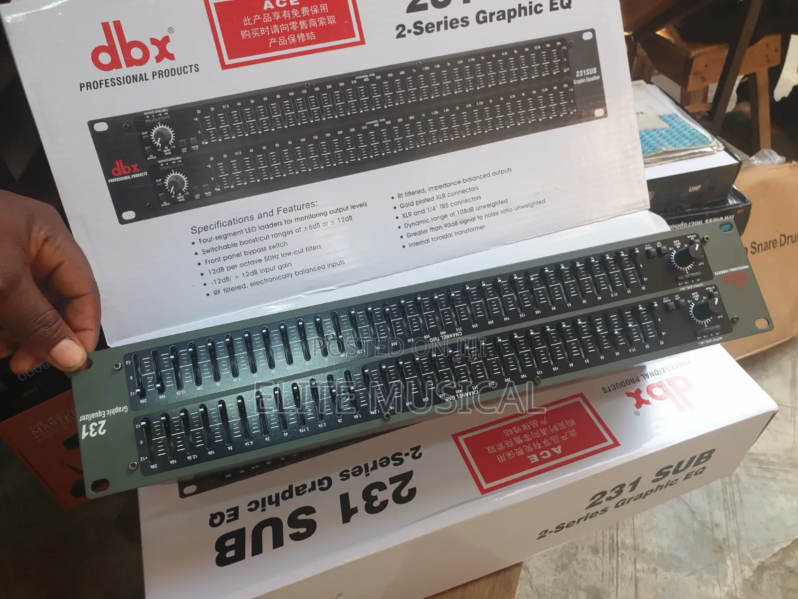 Professional DBX 231 SUB Double Equalizer