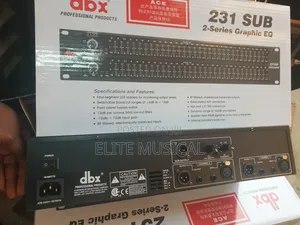 Professional DBX 231 SUB Double Equalizer