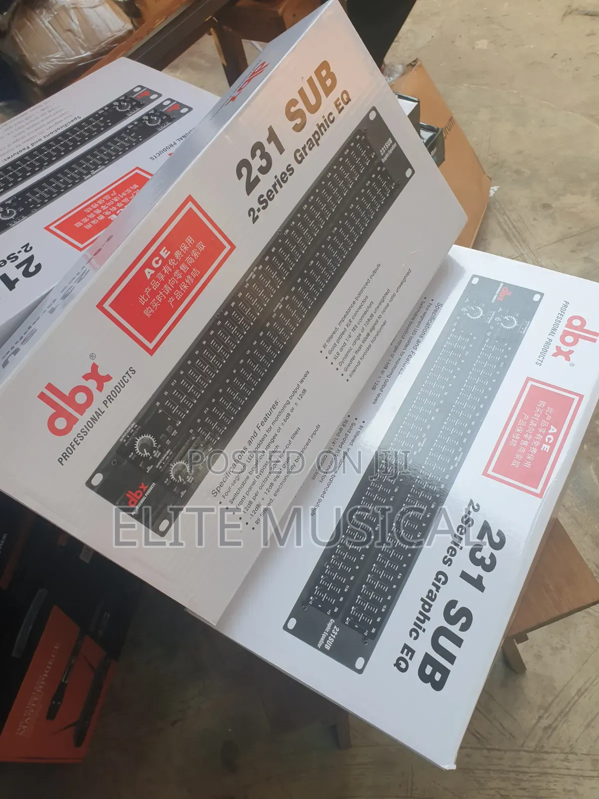 Professional DBX 231 SUB Double Equalizer