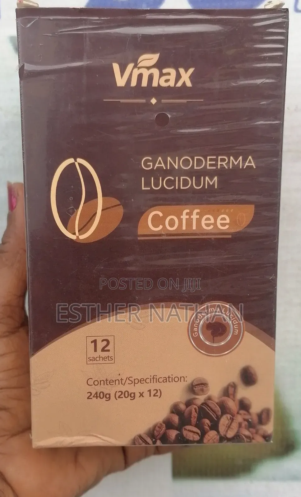 Vmax Ganoderma Lucidum (Decaffeinated Coffee*: