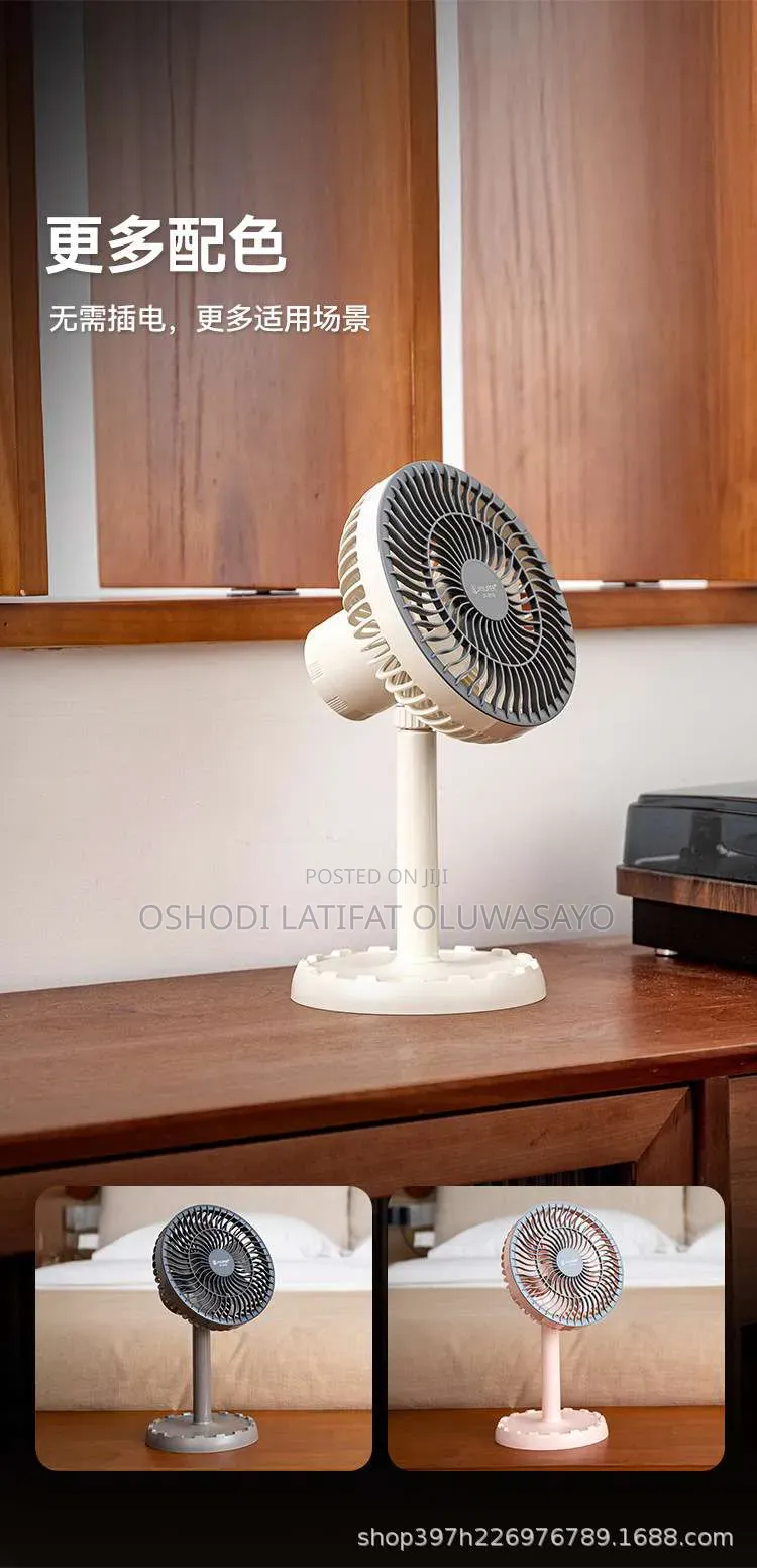 Rechargeable Rotating Fan