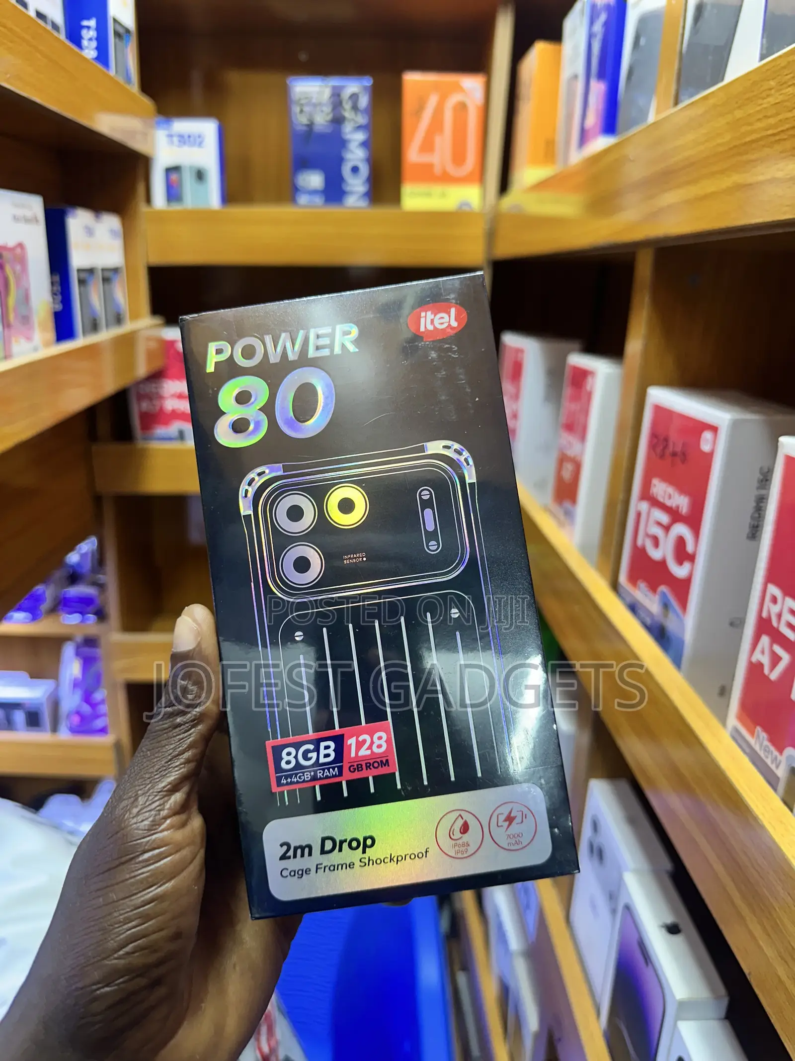 New Itel Power 80 128 GB Blue
