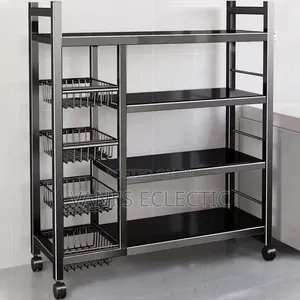 Kitchen Storage Rack With Wheels