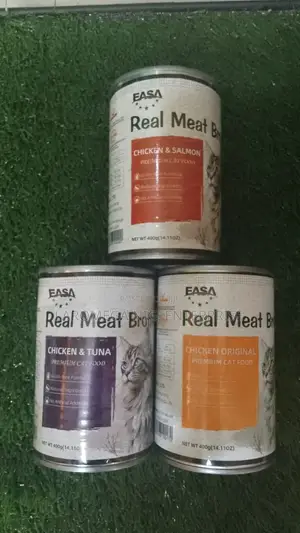 Easa Kitten and Adult Cat Can Food (Shredded and Chunk Varieties)