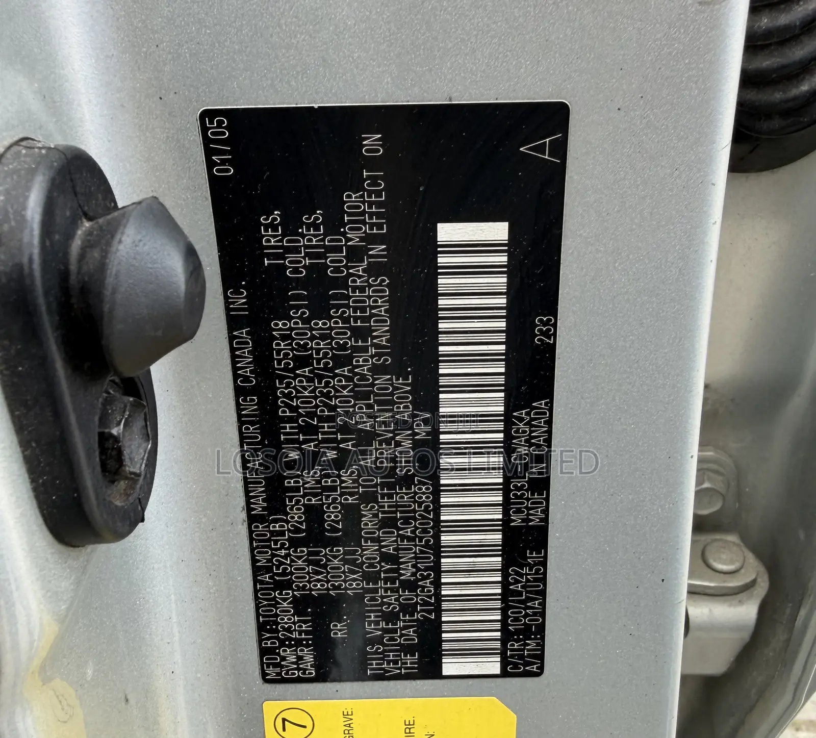 Lexus RX 330 2005 Silver